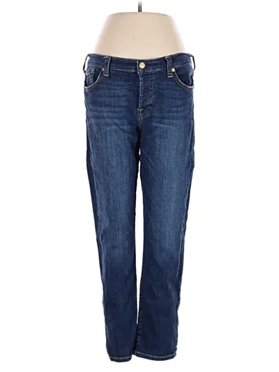 Pre-owned 7 For All Mankind Jeans In Blue