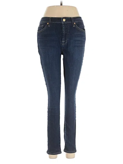 Pre-owned 7 For All Mankind Jeans In Blue