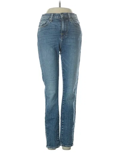 Pre-owned 7 For All Mankind Jeans In Blue