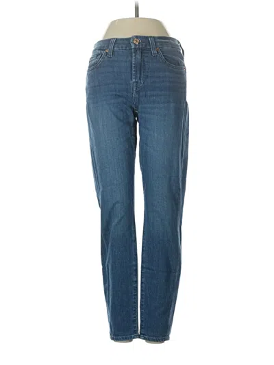 Pre-owned 7 For All Mankind Jeans In Blue