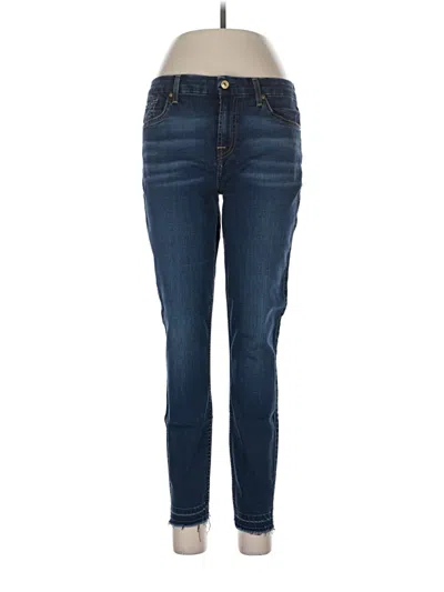 Pre-owned 7 For All Mankind Jeans In Blue