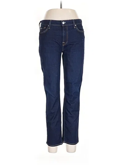 Pre-owned 7 For All Mankind Jeans In Blue