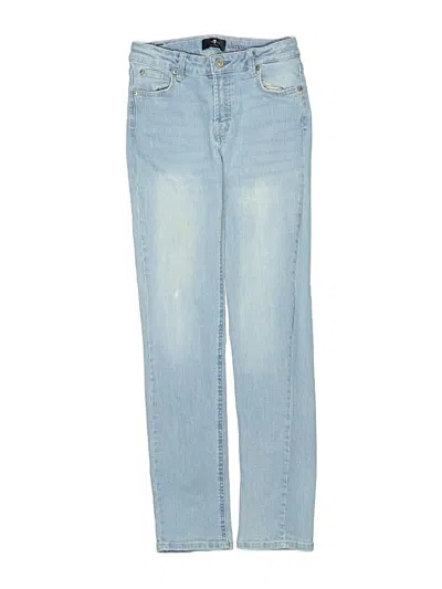Pre-owned 7 For All Mankind Kids' Jeans In Blue