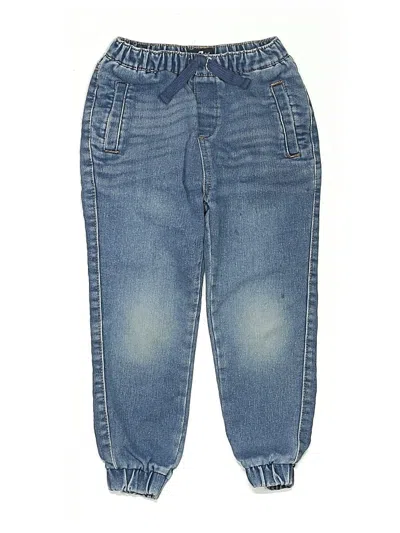 Pre-owned 7 For All Mankind Kids' Jeans In Blue