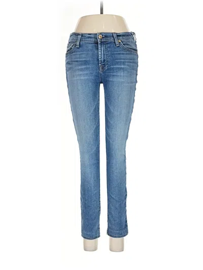 Pre-owned 7 For All Mankind Jeans In Blue