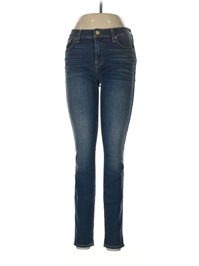 Pre-owned 7 For All Mankind Jeans In Blue