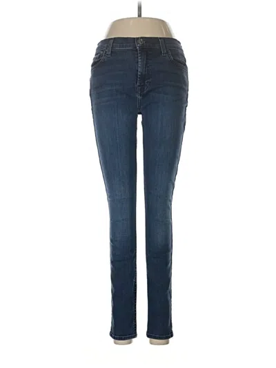 Pre-owned 7 For All Mankind Jeans In Blue