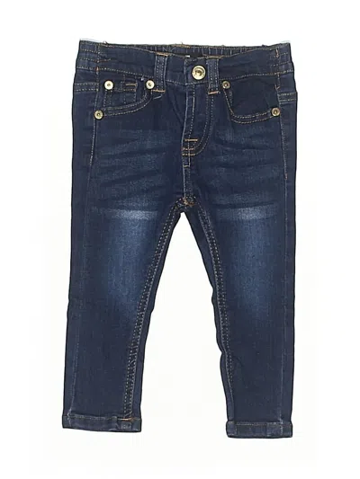 Pre-owned 7 For All Mankind Kids' Jeans In Blue