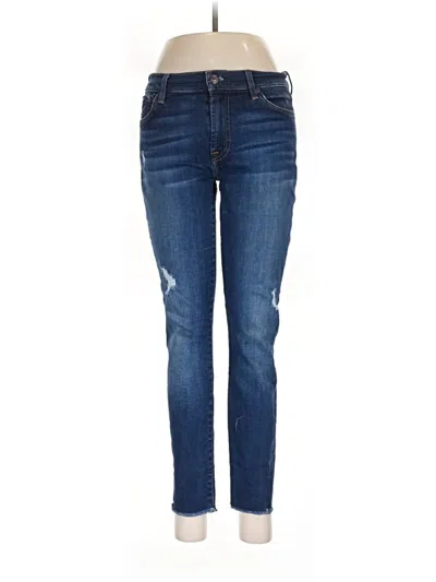 Pre-owned 7 For All Mankind Jeans In Blue