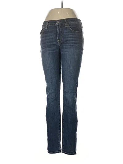 Pre-owned 7 For All Mankind Jeans In Blue