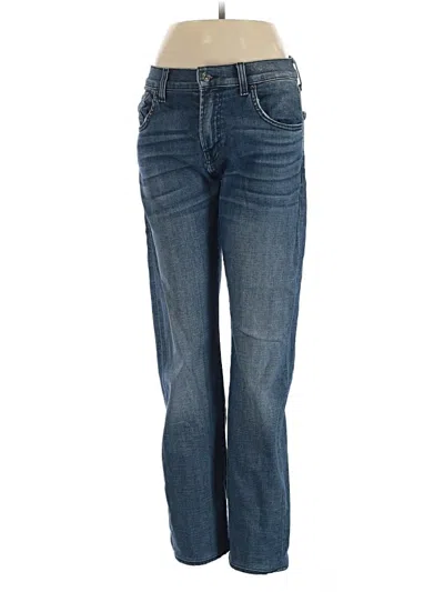 Pre-owned 7 For All Mankind Jeans In Blue