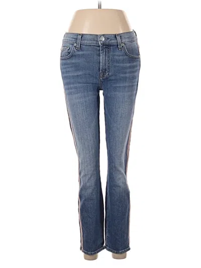 Pre-owned 7 For All Mankind Jeans In Blue