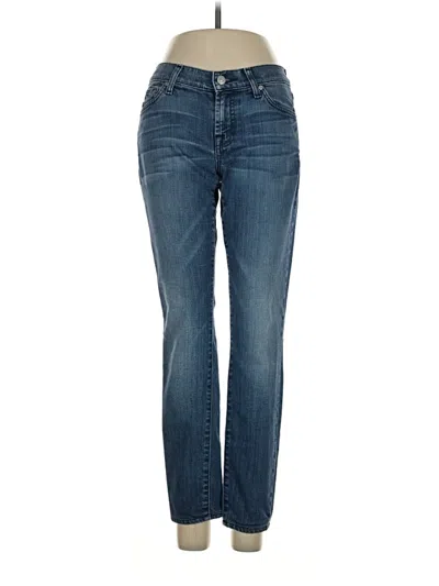 Pre-owned 7 For All Mankind Jeans In Blue