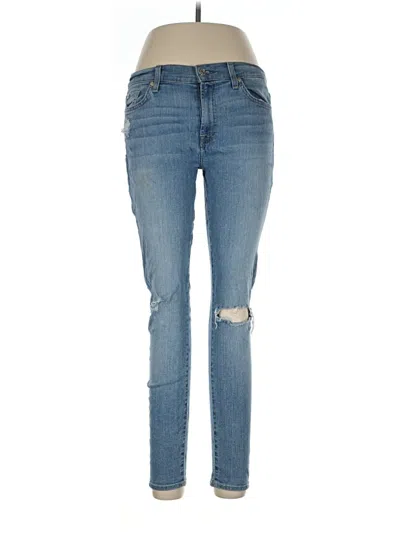 Pre-owned 7 For All Mankind Jeans In Blue
