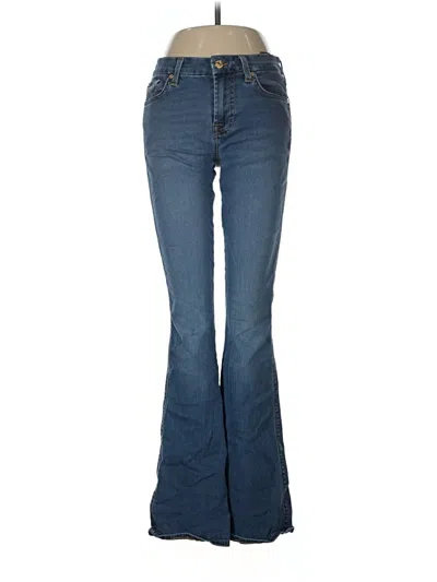 Pre-owned 7 For All Mankind Jeans In Blue