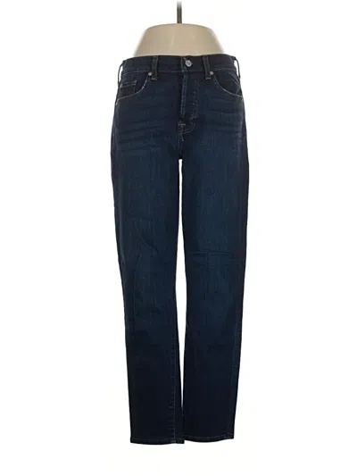 Pre-owned 7 For All Mankind Jeans In Blue