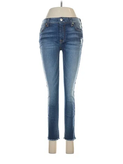 Pre-owned 7 For All Mankind Jeans In Blue