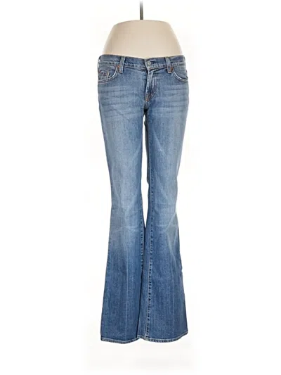 Pre-owned 7 For All Mankind Jeans In Blue