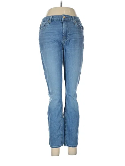 Pre-owned 7 For All Mankind Jeans In Blue