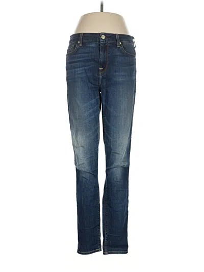 Pre-owned 7 For All Mankind Jeans In Blue