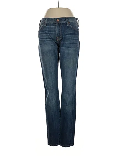 Pre-owned 7 For All Mankind Jeans In Blue