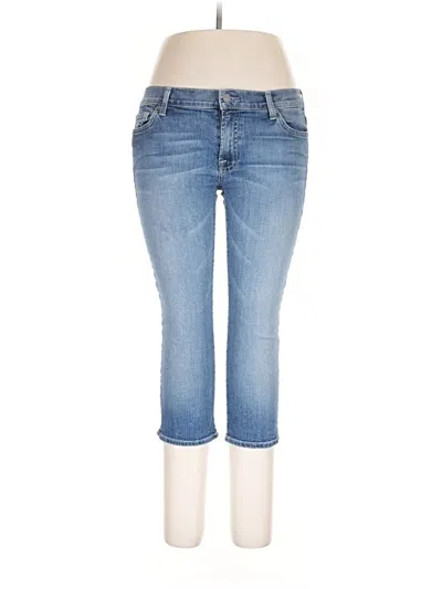 Pre-owned 7 For All Mankind Jeans In Blue