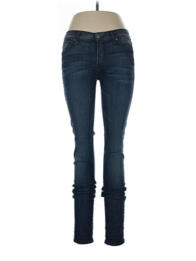 Pre-owned 7 For All Mankind Jeans In Blue