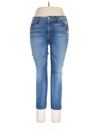 Pre-owned 7 For All Mankind Jeans In Blue