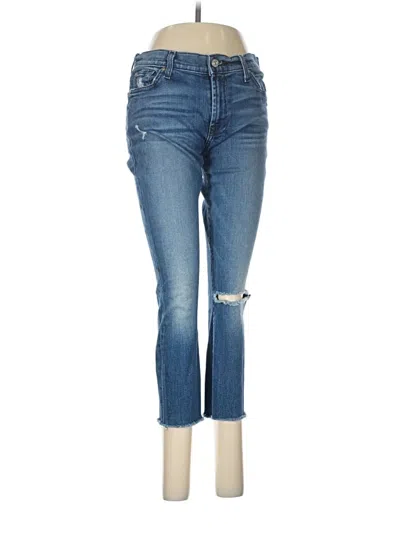 Pre-owned 7 For All Mankind Jeans In Blue