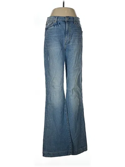 Pre-owned 7 For All Mankind Jeans In Blue