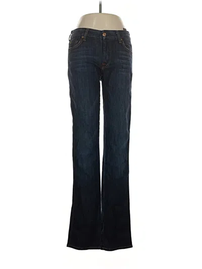 Pre-owned 7 For All Mankind Jeans In Blue