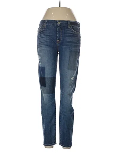 Pre-owned 7 For All Mankind Jeans In Blue