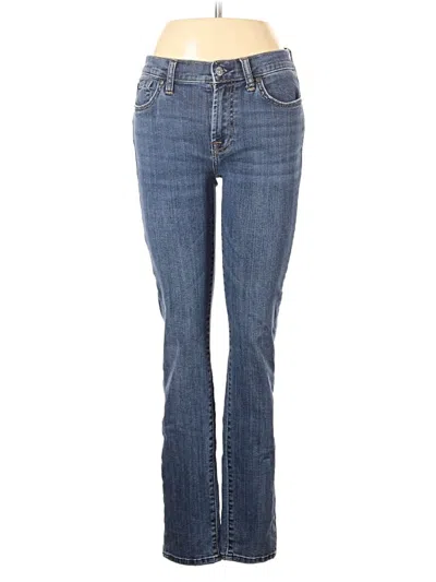 Pre-owned 7 For All Mankind Jeans In Blue