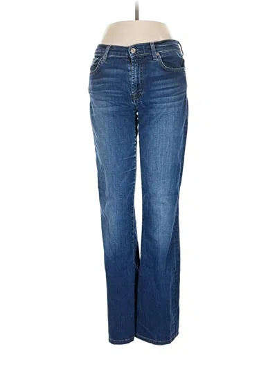 Pre-owned 7 For All Mankind Jeans In Blue