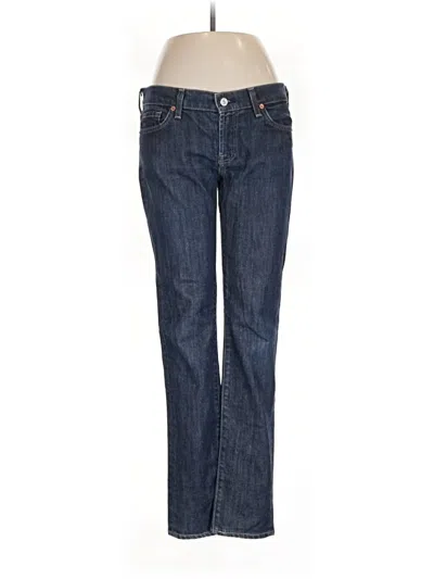 Pre-owned 7 For All Mankind Jeans In Blue