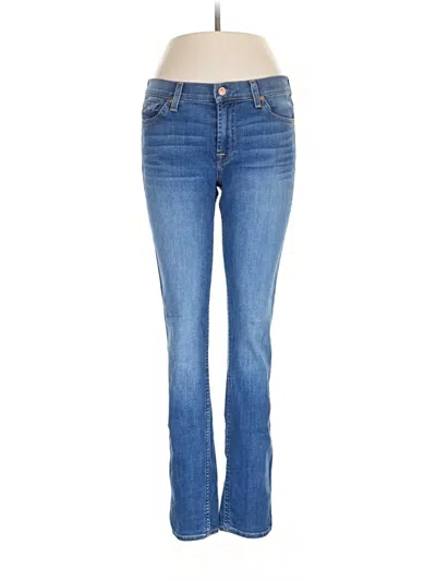 Pre-owned 7 For All Mankind Jeans In Blue