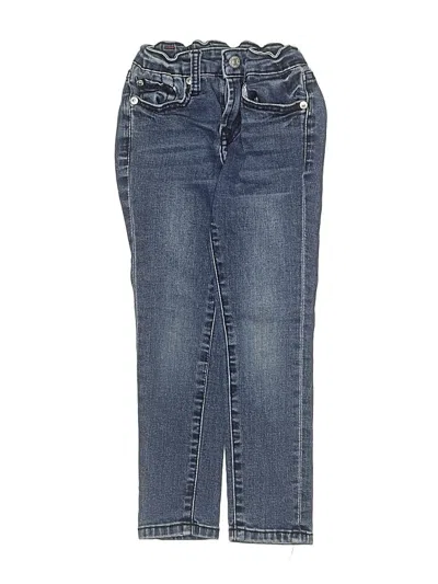 Pre-owned 7 For All Mankind Kids' Jeans In Blue