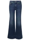 7 For All Mankind Western Modern Dojo Flared Jeans In Blue