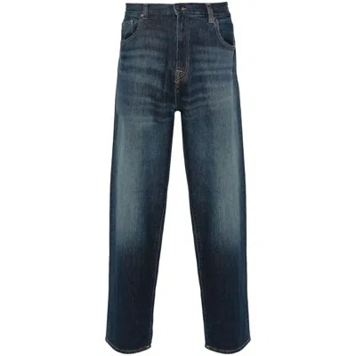 7 For All Mankind Ryan Straight-leg Jeans In Blue