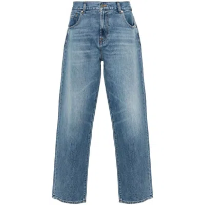 7 For All Mankind Ryan Straight-leg Jeans In Blue