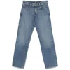 7 For All Mankind Calie Straight-leg Jeans In Blue