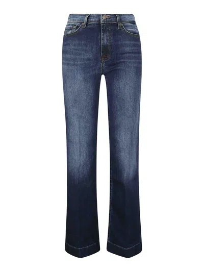 7 FOR ALL MANKIND JEANS BOOT-CUT - AZUL