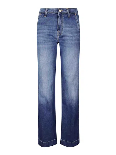 7 FOR ALL MANKIND JEANS BOOT-CUT - AZUL