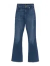 7 For All Mankind Flared Classic Jeans In Blue