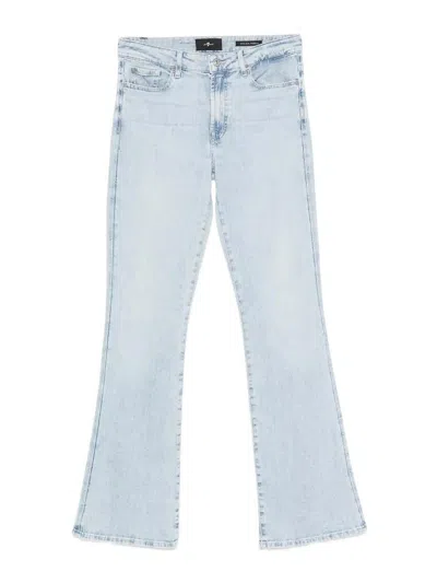 7 For All Mankind The Leggy Bootcut Dewdrop In Multi