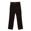 7 For All Mankind Corduroy Trousers In Burgundy