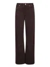 7 For All Mankind Twisted Dojo Tailorless Corduroy Coffee Bean In Brown