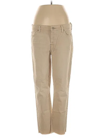 Pre-owned 7 For All Mankind Jeans In Brown