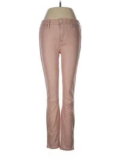 Pre-owned 7 For All Mankind Jeans In Brown