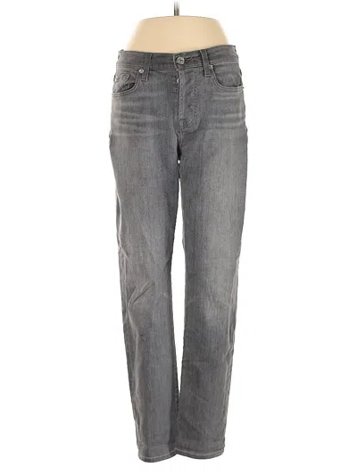 Pre-owned 7 For All Mankind Jeans In Gray